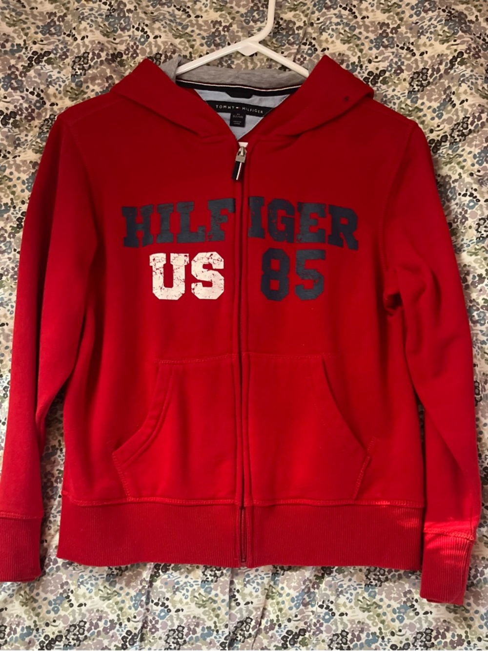 Red Tommy Hilfiger Hoodie